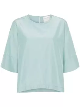 Forte Forte блузка Chic Taffettas с короткими рукавами, синий