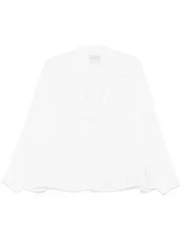 Forte Forte блузка с перекрестными бретелями, белый