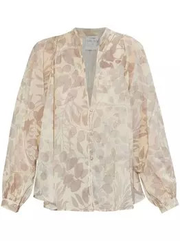 Forte Forte блузка с принтом, нейтральный цвет