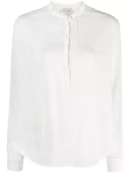Forte Forte блузка с воротником-стойкой, белый
