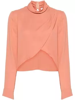 Forte Forte блузка со складками, розовый