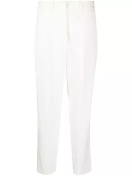 Forte Forte брюки из смесового льна, белый
