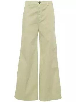 Forte Forte брюки широкого кроя, зеленый