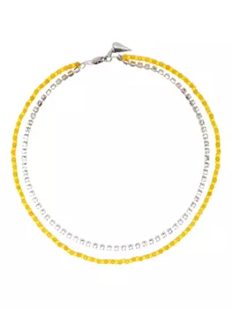 Forte Forte двойная цепочка на шею, серебряный