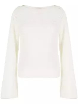 Forte Forte джемпер фактурной вязки, белый