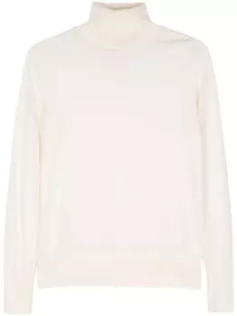 Forte Forte джемпер из вирджинской шерсти с высоким воротником, белый