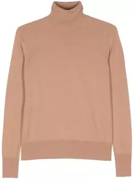 Forte Forte джемпер из вирджинской шерсти с высоким воротником, нейтральный цвет