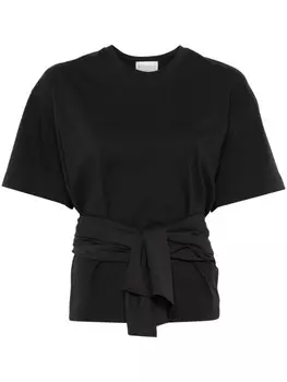 Forte Forte футболка с круглым вырезом, черный