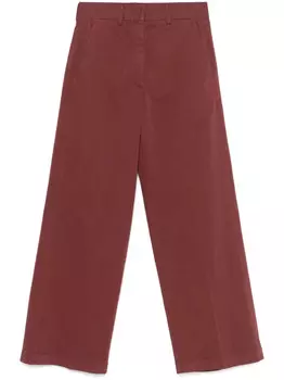 Forte Forte габардиновые брюки, красный