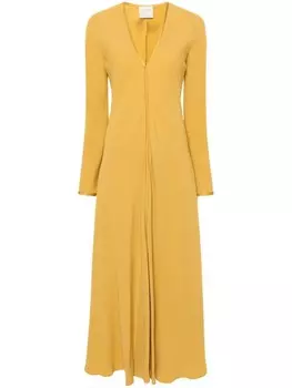 Forte Forte кафтан с V-образным вырезом, желтый