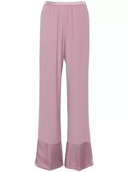 Forte Forte креповые брюки, фиолетовый