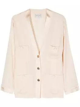 Forte Forte креповый кардиган, нейтральный цвет