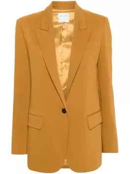 Forte Forte однобортный блейзер с заостренными лацканами, желтый