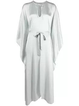 Forte Forte платье макси с завязками, синий