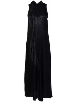 Forte Forte платье миди в клетку, синий