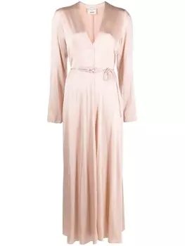 Forte Forte платье-туника с V-образным вырезом, розовый