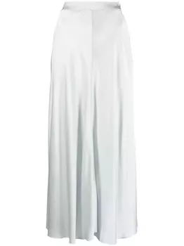 Forte Forte прямая юбка с завышенной талией, синий