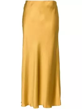 Forte Forte расклешенная юбка миди, желтый
