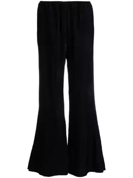 Forte Forte расклешенные брюки средней посадки, синий