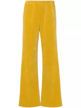 Forte Forte расклешенные вельветовые брюки, желтый