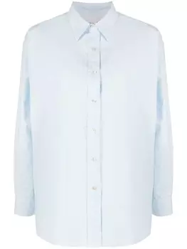 Forte Forte рубашка на пуговицах, синий
