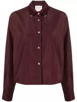 Forte Forte рубашка с кристаллами, коричневый