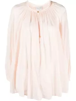 Forte Forte рубашка с вырезами, розовый