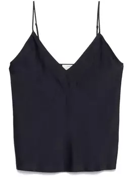 Forte Forte шелковый топ, синий