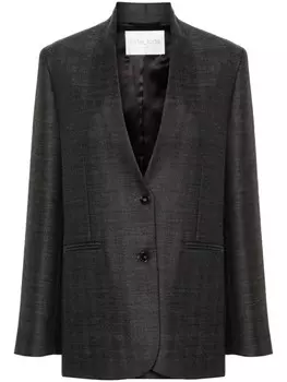 Forte Forte шерстяной однобортный пиджак, серый