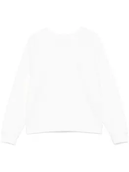 Forte Forte толстовка с нашивкой-логотипом, белый
