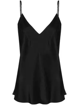 Forte Forte топ на тонких бретелях, черный