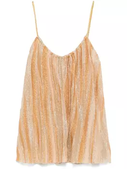 Forte Forte топ в полоску, оранжевый