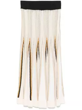 Forte Forte трикотажная юбка миди, нейтральный