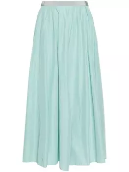 Forte Forte юбка макси со складками, синий