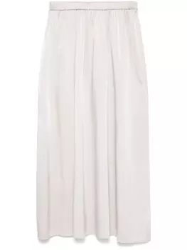 Forte Forte юбка миди А-силуэта, нейтральный цвет