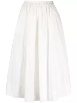Forte Forte юбка миди с завышенной талией, белый