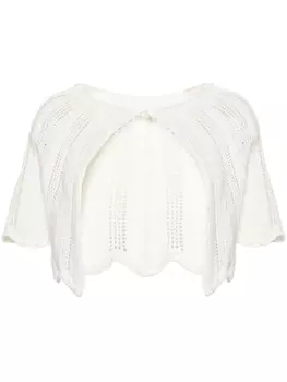 Forte Forte юбка мини в рубчик, нейтральный цвет