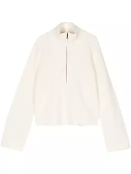 Forte Forte укороченный свитер, белый