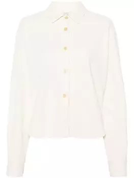 Forte Forte вельветовая рубашка с длинными рукавами, нейтральный цвет