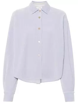 Forte Forte вельветовая рубашка с классическим воротником, фиолетовый