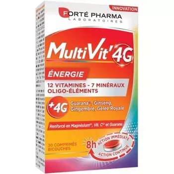 Forte Pharma Multivit' 4g энергетическая пищевая добавка для фитнеса и тонуса Fort Pharma