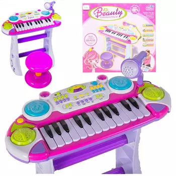 Фортепиано для детей, органное фортепиано с микрофоном + табурет в подарок X94 elektrostator