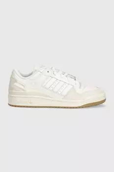Форум Низкие кожаные кроссовки adidas Originals, белый