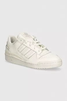 Форум Низкие кожаные кроссовки adidas Originals, белый