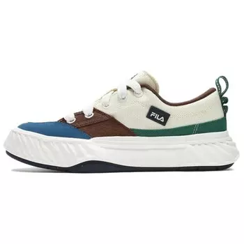 Fosso Canvas Shoes Men Low-top бежевый/синий Fila