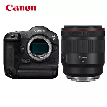 Фотоаппарат Canon EOS R3 RF 50mm F1.2 L USM с картой памяти CFe 512G