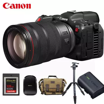 Фотоаппарат Canon EOS R5 C 8K Ultra HD RF 24-70mm с картой памяти 245 ГБ