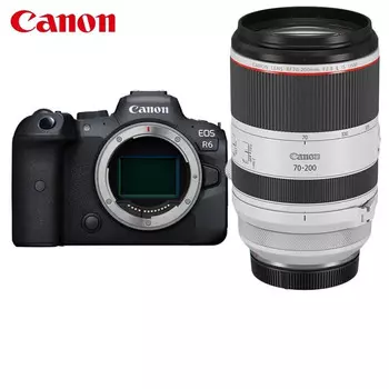Фотоаппарат Canon EOS R6 RF 70-200mm F2.8 L IS USM с картой памяти на 512 Гб