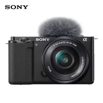 Фотоаппарат Sony ZV-E10L 16-50mm с картой памяти 256G, черный