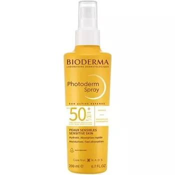 Фотодерм спрей Spf50+ 200мл, Bioderma